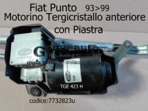 Motorino Tergicristallo anteriore con Piastra Fiat Punto 93>99