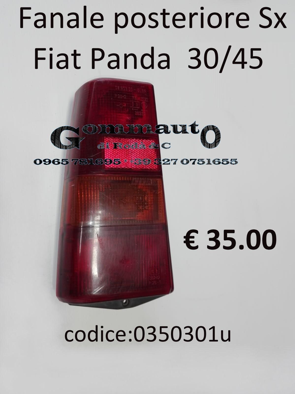 FANALE FIAT PANDA (141) POSTERIORE SX