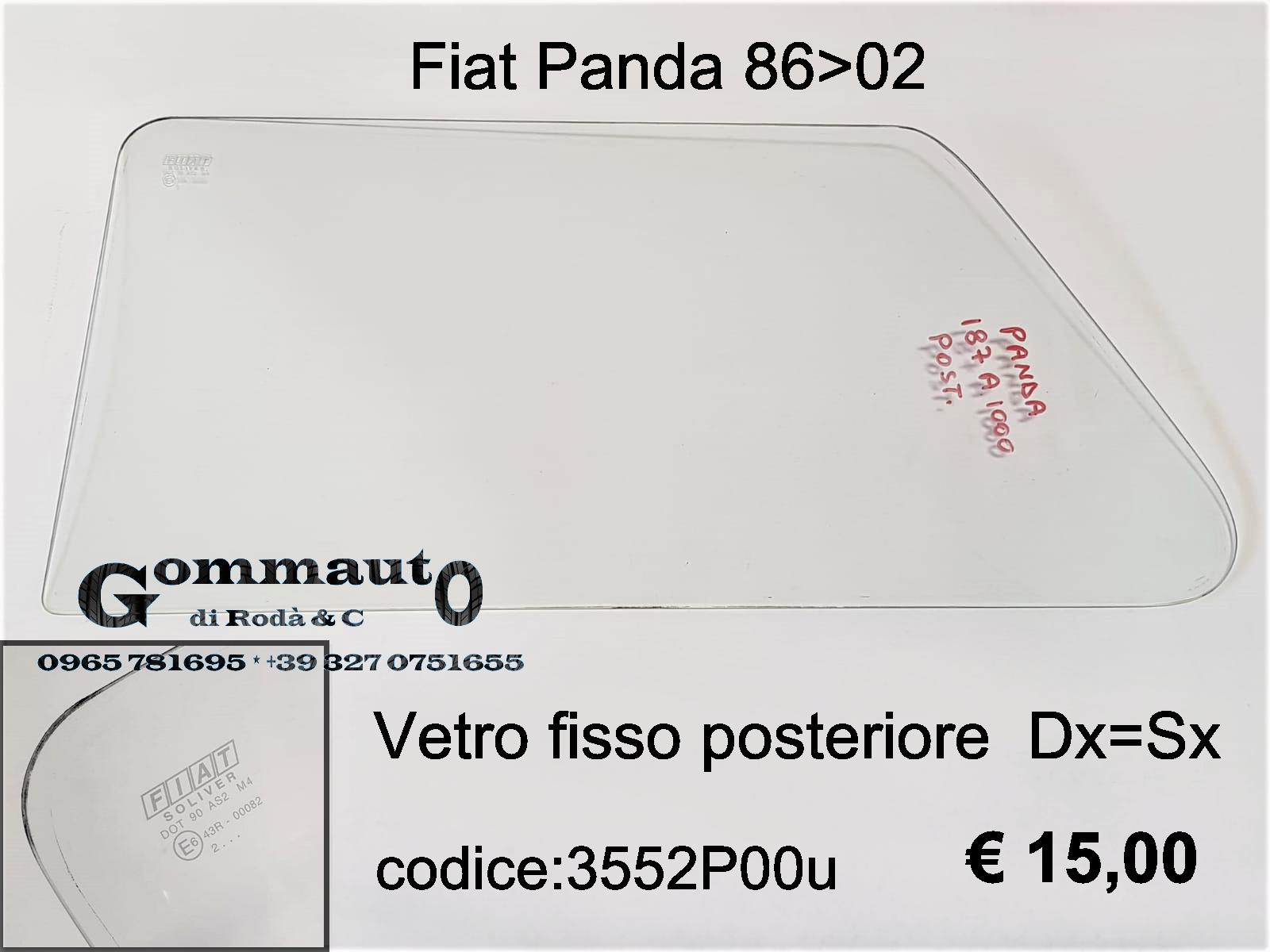 Pantina parasole Fiat Panda 141 86>02