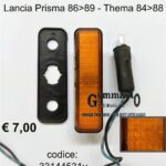 Freccia/fanale laterale arancio con portalampada Lancia Prisma 86>89 – Thema I serie 84>88  33144531