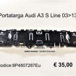 Portatarga 8P4807287E Audi A3 S Line 03>13