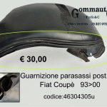 Guarnizione parasassi/passaruota/locaro posteriore Dx Fiat Coupè 93>00  46304305