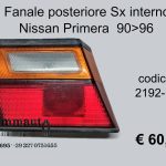 Fanale posteriore Sx interno Nissan Primera 90>96  Valeo2192