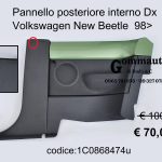 Pannello posteriore interno Dx Volkswagen New Beetle 98>  1C0868474-318039180399