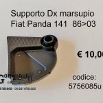 Supporto/staffa/rinforzo Dx del marsupio Fiat Panda 141 86>03  5756085