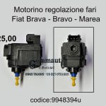 Motorino regolazione assetto fari Fiat Brava 95>01-Bravo 95>01-Marea 96>  9948394-C547