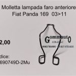 Molletta lampada faro anteriore Fiat Panda 169 03>11  41690749D