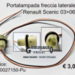 Portalampada freccia/fanale laterale Renault Scenic 03>06  8200027150-OLSA 0215100