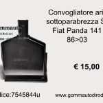 Convogliatore/bocchetta aria sottoparabrezza Sx Fiat Panda 141 86>03  7545844