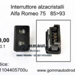 Interruttore alzacristalli Alfa Romeo 75 85>93  161104405700-161104405800