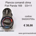 Plancia comandi clima Fiat Panda 169 03>11  5A0243700