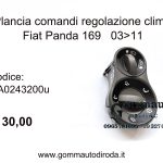 Plancia comandi regolazione clima Fiat Panda 169 03>11  5A0243200
