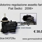 Motorino regolazione assetto fari  Fiat Sedici 2006> 043729-43729