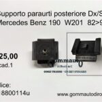 Supporto paraurti posteriore Dx/Sx Mercedes Benz 190 W201 82>93 2018800114