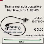 Tirante mensola/pianale/cappelliera/ posteriore Fiat Panda 141 86>03  180719680-721163080