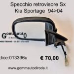 Specchio retrovisore esterno Sx colore nero 3 pin elettrico Kia Sportage 94>04  013396-e13013396-e13020015