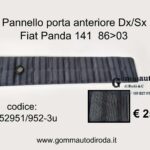 Pannello porta anteriore Dx/Sx Fiat Panda 141 86>03