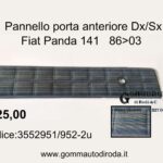 Pannello porta anteriore Dx/Sx Fiat Panda 141 86>03