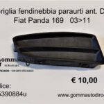 Griglia fendinebbia paraurti anteriore lato Dx Fiat Panda 169 03>11  735390884