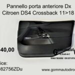Pannello porta anteriore Dx Citroen DS4 Crossback 11>18  98082756ZD