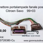 Connettore/spinotto portalampade fanale posteriore Sx Citroen Saxo 99>03  1610728380