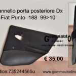 Pannello porta posteriore Dx Fiat Punto 188 99>10  735244565