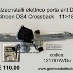 Alzacristalli elettrico porta anteriore Dx Citroen DS4 Crossback 11>18  121787AVD