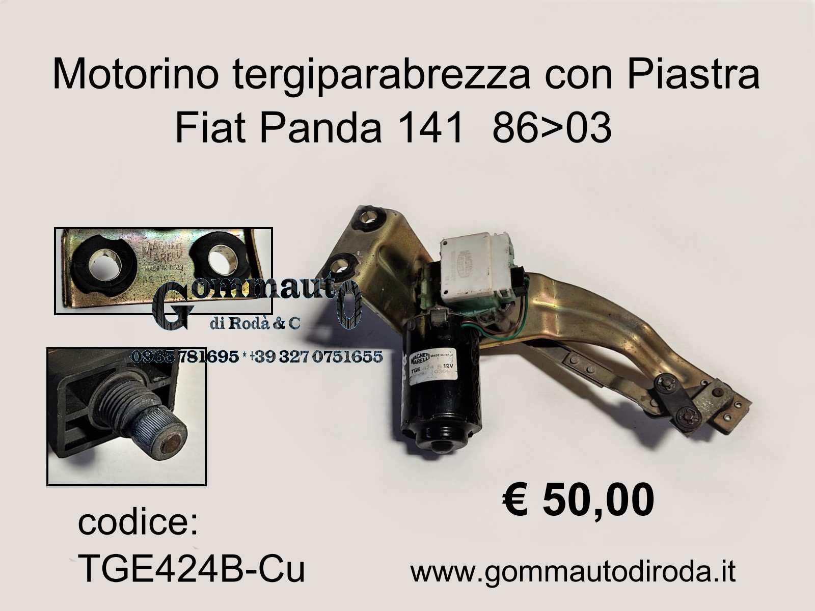 MOTORINO TERGI FIAT PANDA 141