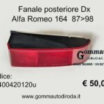 Fanale posteriore Dx Alfa Romeo 164 87>98  16400420120