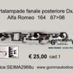 Portalampade fanale posteriore Dx/Sx Alfa Romeo 164 87>98 Seima 2968-16400420120-16400420130