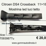 Mostrina led luci tetto Citroen DS4 Crossback 11>18  9670939877-3000022680