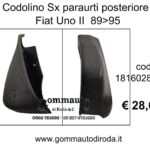 Codolino/parasassi Sx paraurti posteriore Fiat Uno II 89>95 181602880