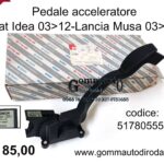 Pedale acceleratore 6 pin Fiat Idea 03>12-Lancia Musa 03>12 51780555-51715557-0280752250