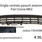 Griglia centrale inferiore paraurti anteriore Fiat Croma MK2 anno 2010 735445880-735469459
