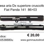 Presa aria Dx superiore cruscotto Fiat Panda 141 86>03 180536680