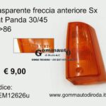 Trasparente freccia anteriore Sx arancio Fiat Panda 30/45 80>86 SIEM 12626