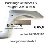Parafango anteriore Dx Peugeot 307 00>05-9643107180