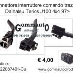 Connettore interruttore comando trazione 2 fili Daihatsu Terios J100 4×4 97> 8422087401