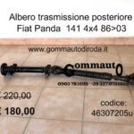 Albero trasmissione posteriore Fiat Panda 141 4×4 86>03 46307205-7541764