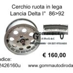 Cerchio ruota in lega 5,5×14” AH2-45 Lancia Delta I°serie 86>92 82426160-82423482