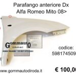 Parafango anteriore Dx Alfa Romeo Mito 08> 598174509-50509311