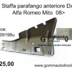 Staffa/supporto parafango anteriore Dx Alfa Romeo Mito 08> 50509198