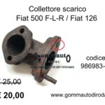 Collettore scarico Fiat 500 F-L-R / 126 986983