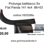 Prolunga battitacco Sx Fiat Panda 141 4×4 86>03 1820288-B803