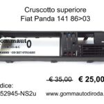 Cruscotto superiore colore nero Fiat Panda 141 86>03