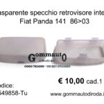 Trasparente plafoniera specchio retrovisore interno Fiat Panda 141 86>03 7549858