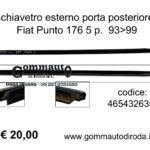 Raschiavetro esterno porta posteriore Dx Fiat Punto 176 5p. 93>99 46543263-7738649