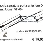 Laccio serratura porta anteriore Dx Seat Arosa 97>04 6X3837085C