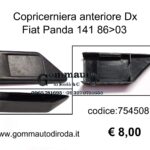 Copricerniera anteriore Dx Fiat Panda 141 86>03 7545081-5757354