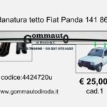 Modanatura tetto Fiat Panda 141 86>03 4424720